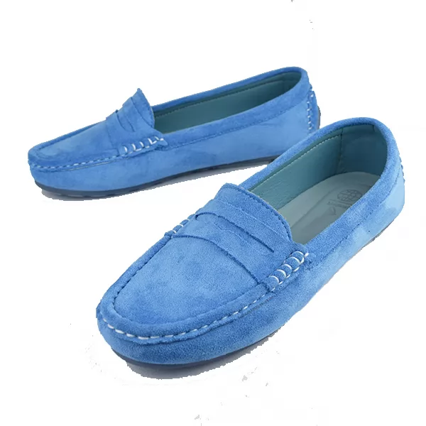 Mocassin pour femme M2023 bleu daim ...........  miniature